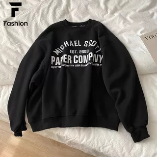 ส่งไวจากไทย เสื้อสเวตเตอร์ ลายพิมพ์ แขนยาว สไตล์เกาหลี โอเวอร์ไซซ์ สำหรับผู้หญิง unisex