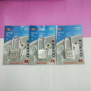 ( ยกโหล 12 ชิ้น) No.2015 กุญแจล็อคบ้าน ใช้ระบบลูกปืน มีห่วงส…