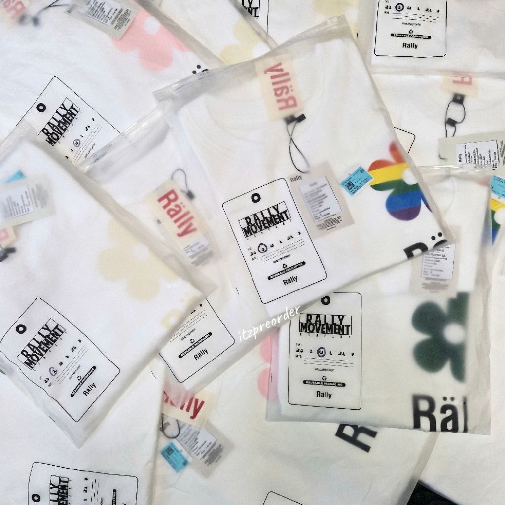 ✨️ แท้จาก King Power ✨️ เสื้อยืด Rally Movement Flower Tee เสื้อยืดสกรีนลายดอกไม้ - มีหลายแบบ