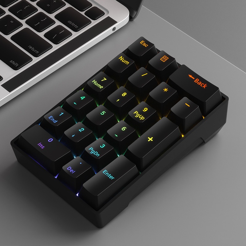 Num Pad แป้นพิมพ์ตัวเลข แมคคานิคอล สวิตซ์ Mechanical Nam Pad ถอดสายได้ เปลี่ยนคีย์ได้