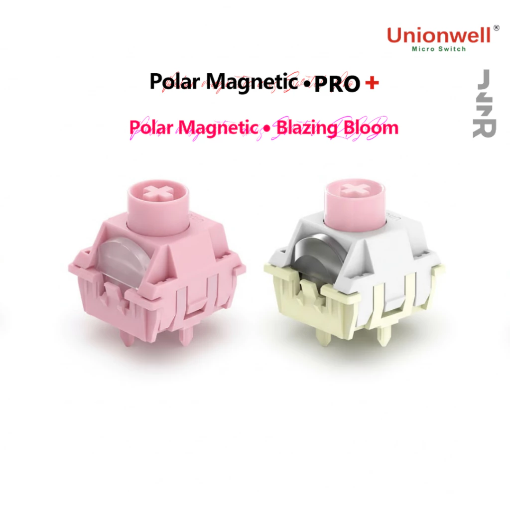 (พร้อมส่งจากไทย) สวิตช์คีย์บอร์ด Unionwell Polar Pro+ / Blazing Bloom สวิตช์แม่เหล็กเสียง Thock