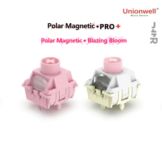 (พร้อมส่งจากไทย) สวิตช์คีย์บอร์ด Unionwell Polar Pro+ / Blazing Bloom สวิตช์แม่เหล็กเสียง Thock