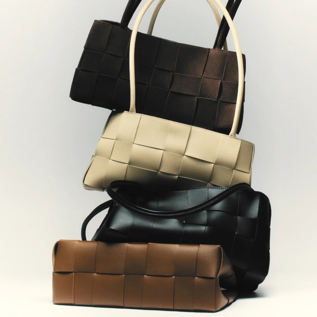 Sheknows willow woven bag oat สภาพ 90% พร้อมส่ง