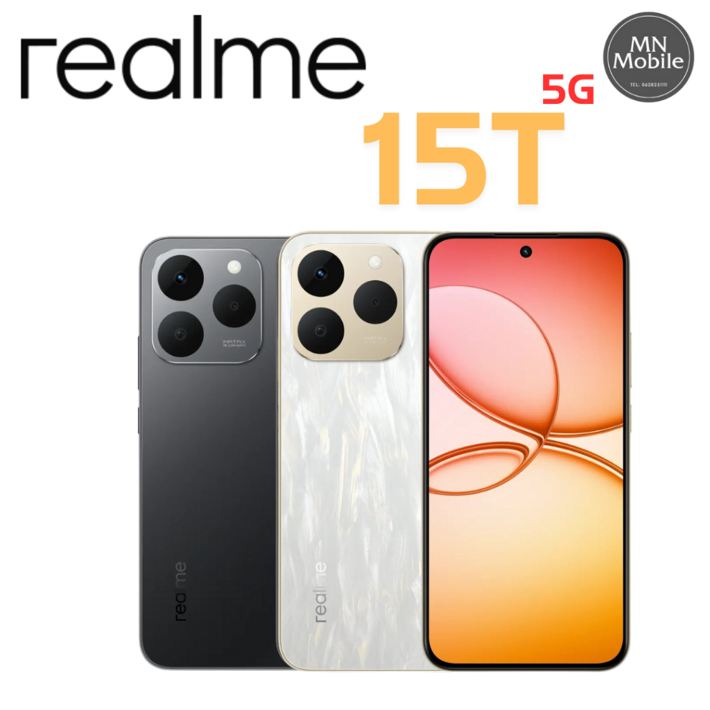 Realme 15T 5G ความจุ 8GB+256GB | สินค้าจำเป็นต้องแกะเพื่อ Activate เครื่อง
