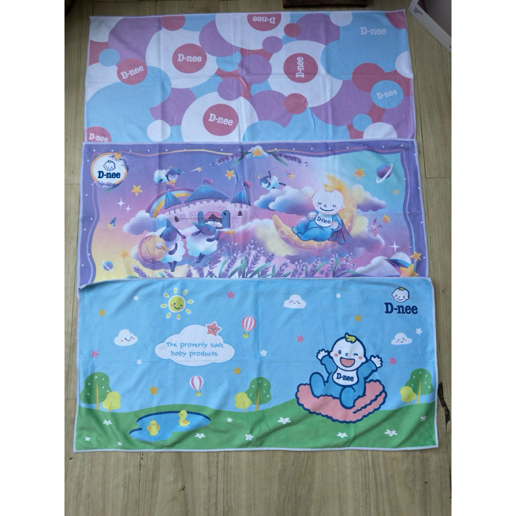ผ้าขนหนู ผ้าเช็ดผม 3 ผืน 1 ชุด Sweet Dreem Premium by Dnee ขนาด 35x75 ซม.
