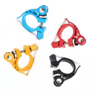 Clamp Quick Release แคล้มรัดหลักอาน ตัวรัดหลักอาน รัดหลักอาน แบบปลดเร็ว อลูมิเนียมอัลลอย