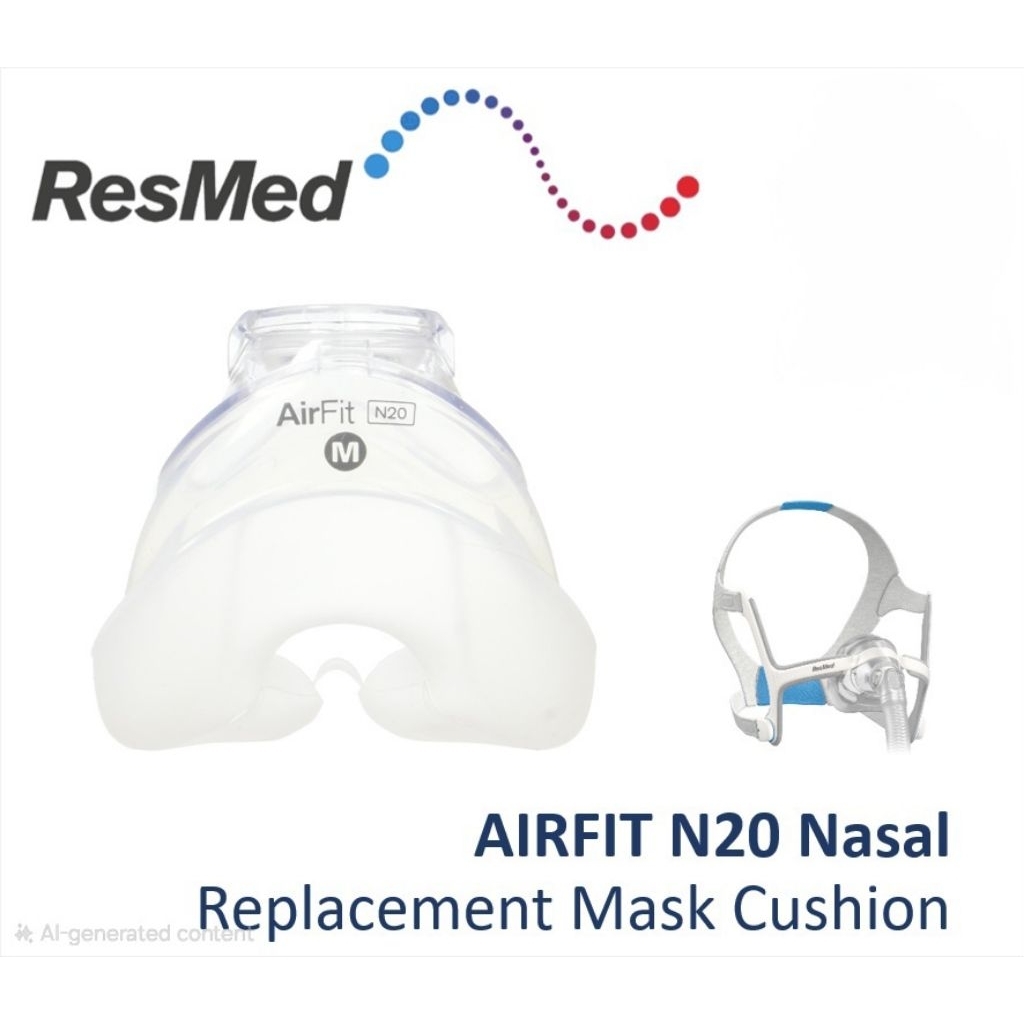 Resmed Airfit N20 Cushion Size M / อะไหล่หมอนครอบจมูก N20 ขนาด M