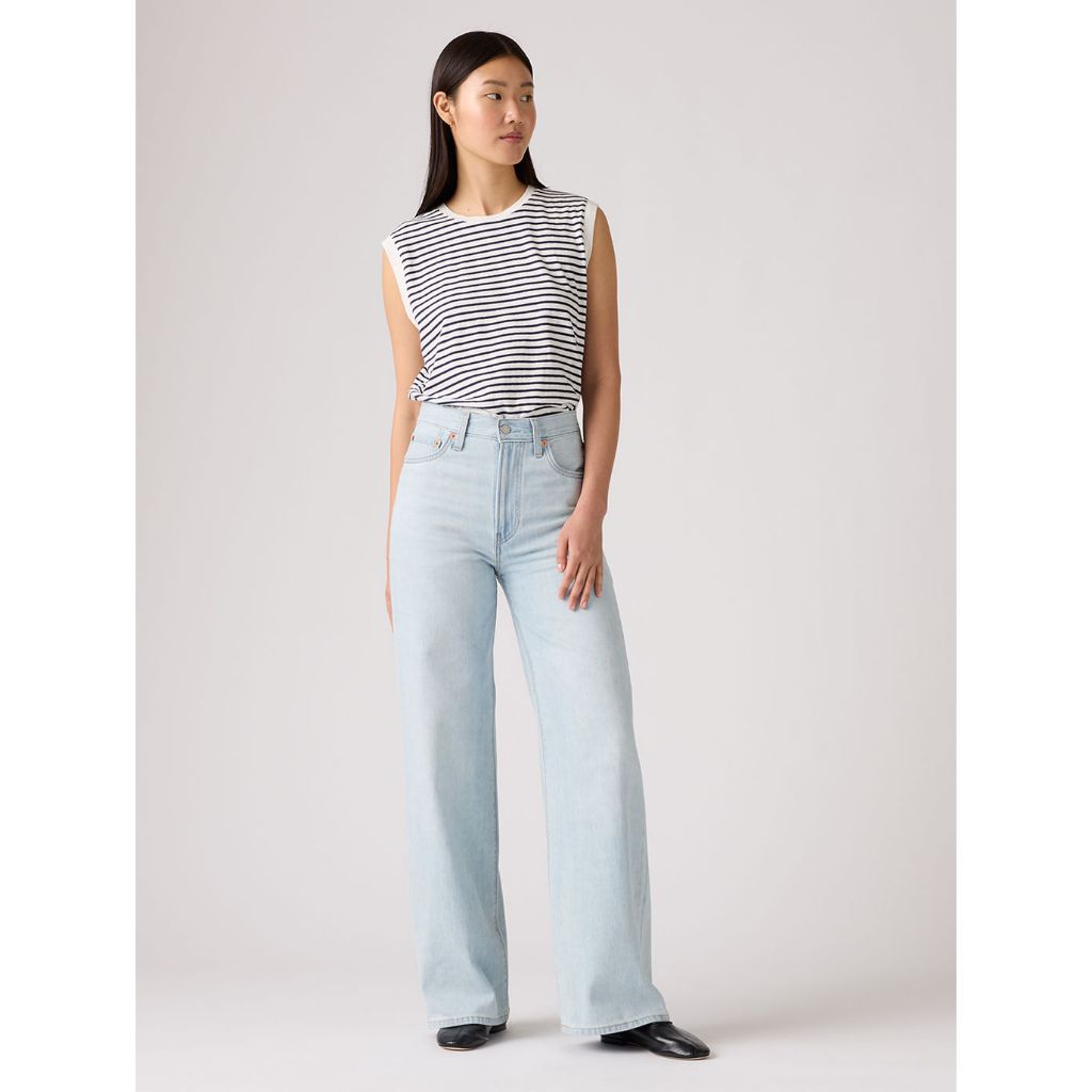 กางเกงยีนส์ผู้หญิง Levi's® Women's Ribcage Wide-Leg Jeans