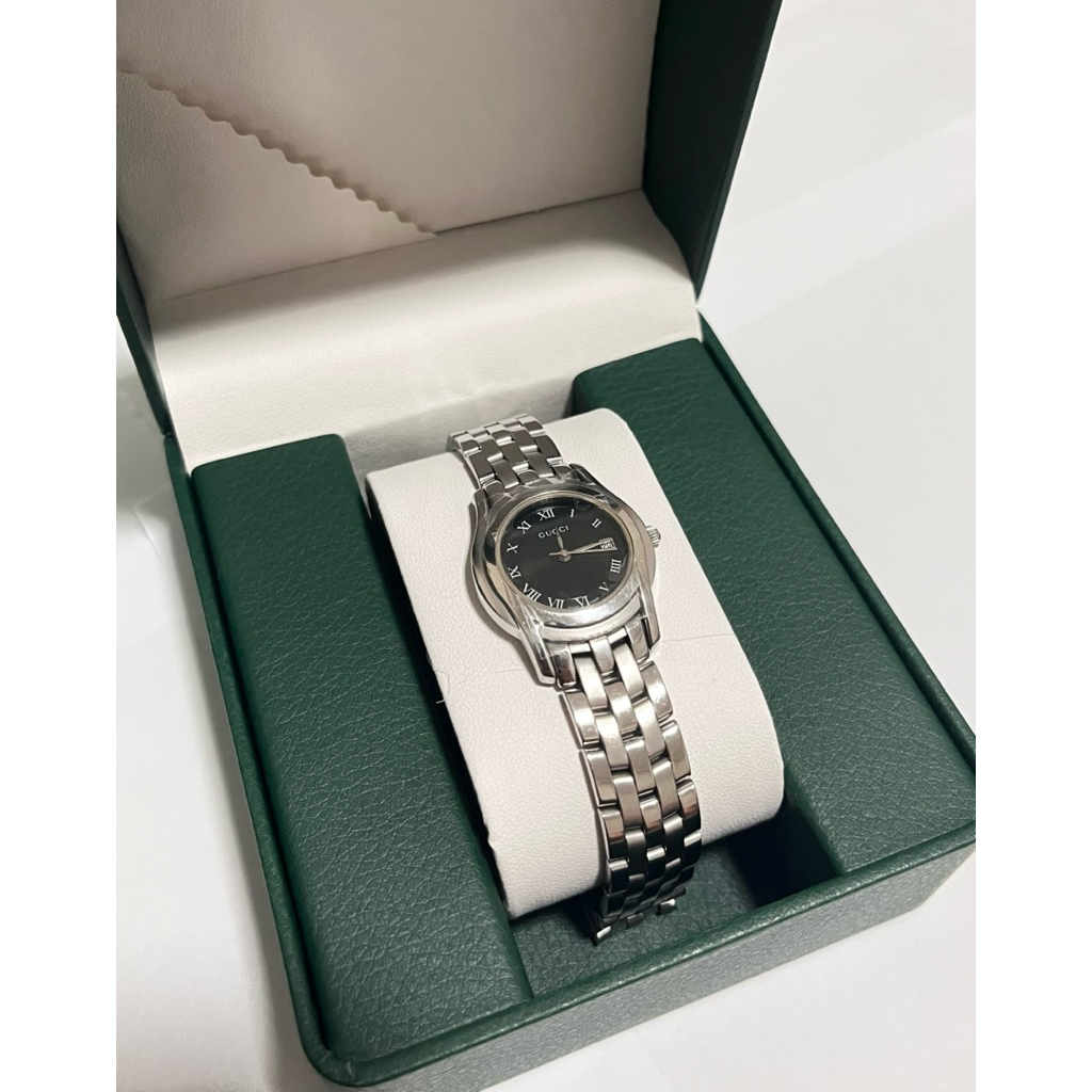 นาฬิกา  Gucci 5500L  แท้มือสอง รุ่นหายาก