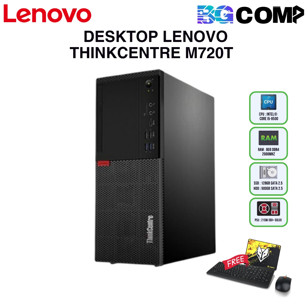Desktop Lenovo ThinkCentre M720t / i5-8500/8GB/warranty60Day