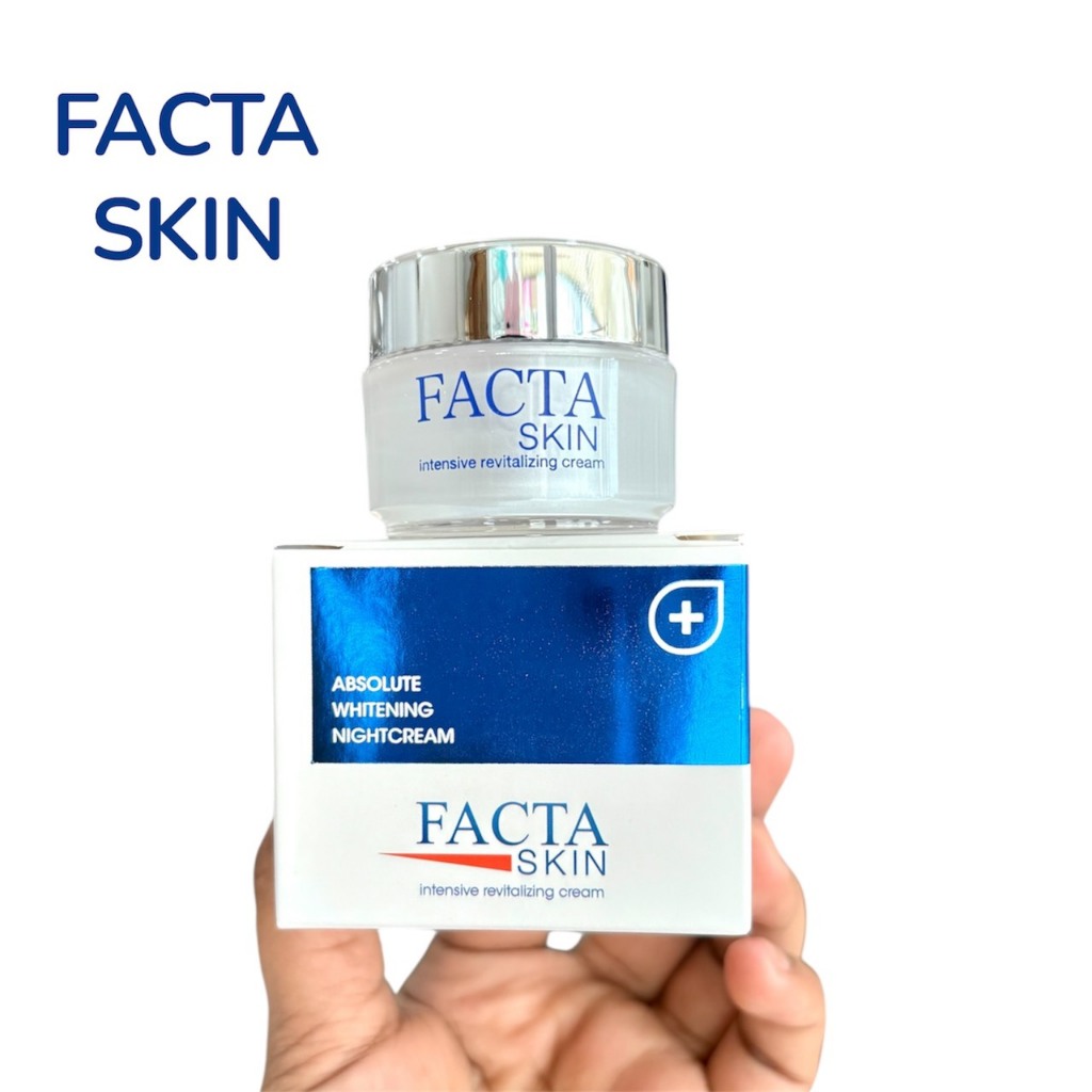 FACTA SKIN เฟคต้าครีมบำรุงผิวหน้า ลดสิว สกินไวน์เทนนิ่งไนท์ครีมของแท้ ราคา ถูกที่สุด ดีลบีเคเค