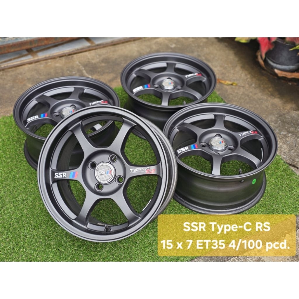 SSR Type-C RS ขอบ 15 กว้าง 7 ET35 4/100 pcd.