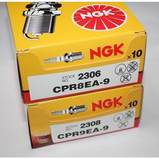 รถจักรยานยนต์เฉพาะ Ngk Spark Plug CR7EH-9 CPR6EA-9 CPR7EA-9 CPR8EB-9 CPR9EA-9 ประสิทธิภาพสูง