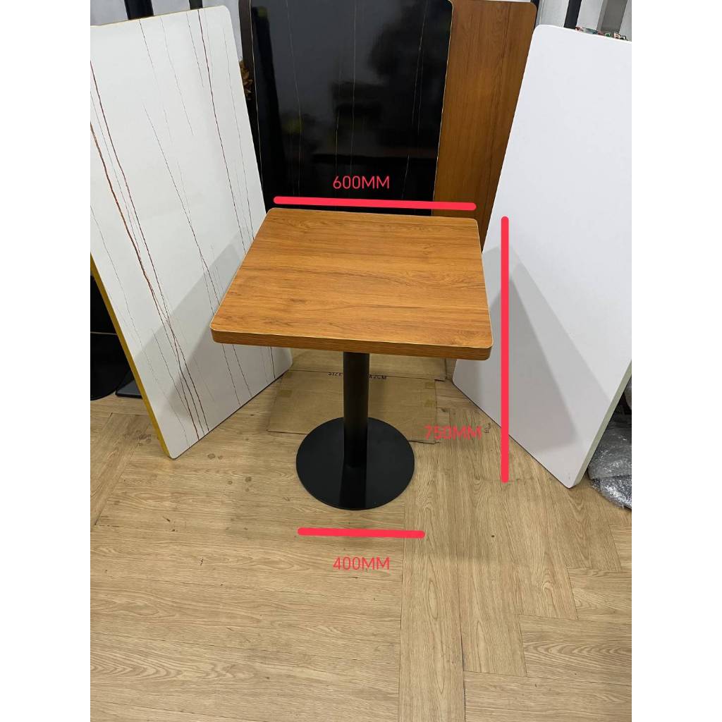 โต๊ะสี่เหลี่ยม มินิมอล เรียบหรู ขนาด 60x60x75 ดีไซน์โมเดิร์น เหมาะกับคอนโด