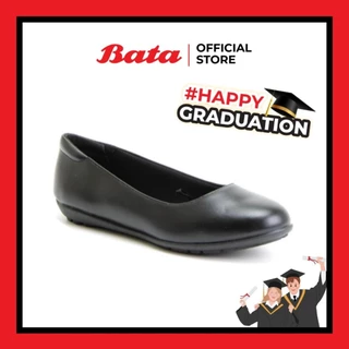 Bata บาจา รองเท้าคัทชูนักศึกษา ใส่ทำงาน สวมใส่ง่าย เบาสบาย รองรับน้ำหนักเท้าได้ดี สำหรับผู้หญิง สีดำ รหัส 5516341