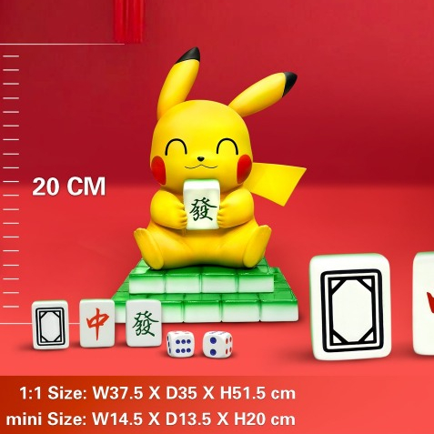 พรีออเดอร์ EGG studio Mahjong Pikachu (Mini scale)