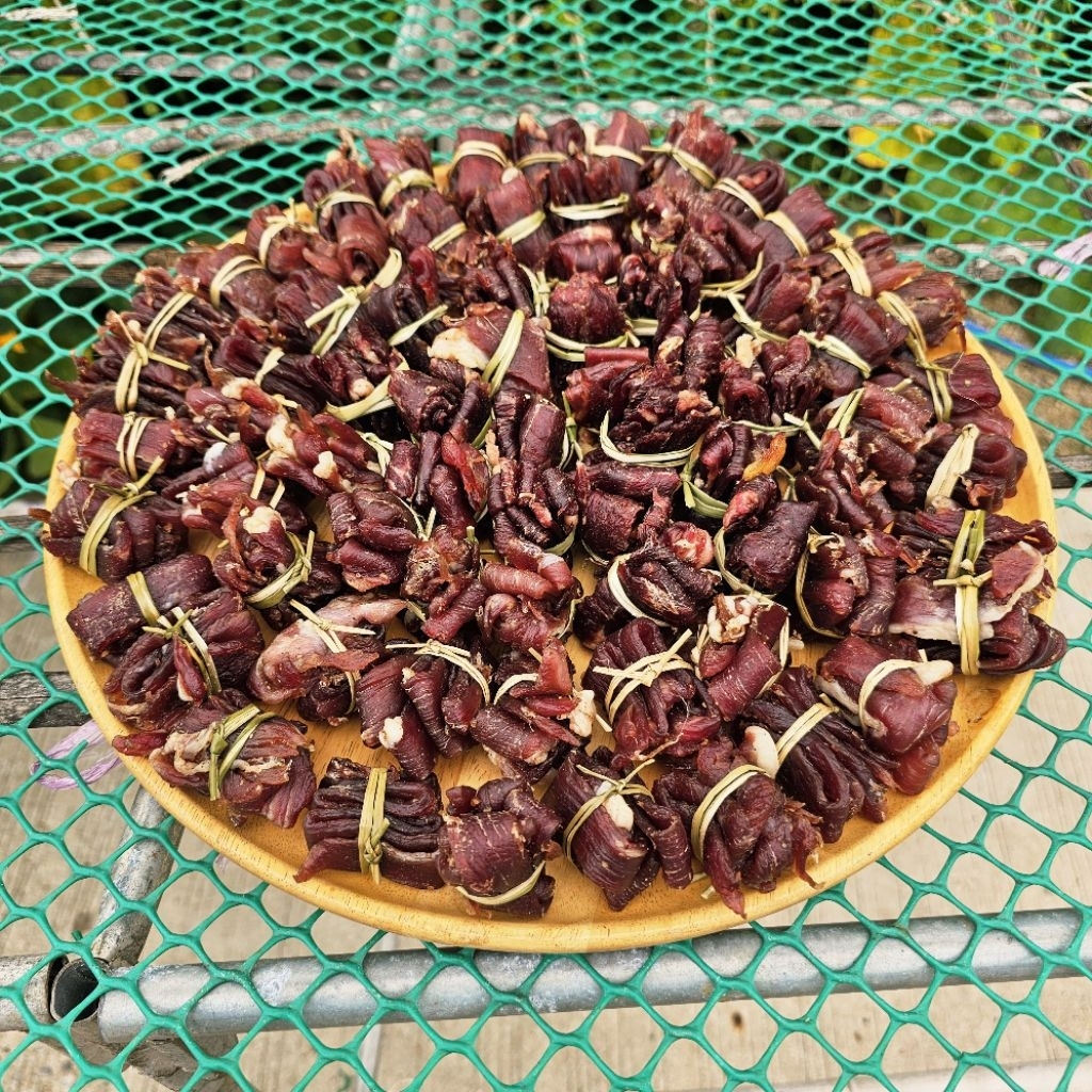 เนื้อแดดเดียวตากแห้งแบบมัด (แพค 10 มัด) - รูปที่ 2