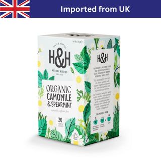 Heath & Heather Organic Camomile & Spearmint Tea (20 Bags / …