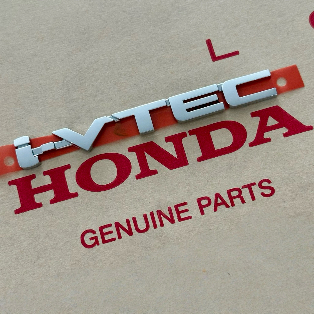 📌แท้ศูนย์ โลโก้ I-VTEC CIVIC FD 2006-2011 ขนาด 13x1.5cm (AMM-75725-SNL-T01)