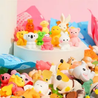 สินค้าพร้อมส่ง! ชุดของเล่นโมเดลสัตว์เหมือนจริง 40 ชิ้น ของขวัญสำหรับเด็ก บรรจุแยกชิ้นแบบสุ่ม
