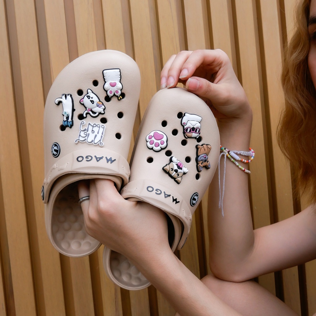 MAGO POPZ  Set " MAGO " สําหรับตกแต่งรองเท้า Accessories อุปกรณ์เสริมรองเท้า Mago footwear แฟชั่น ลายการ์ตูน