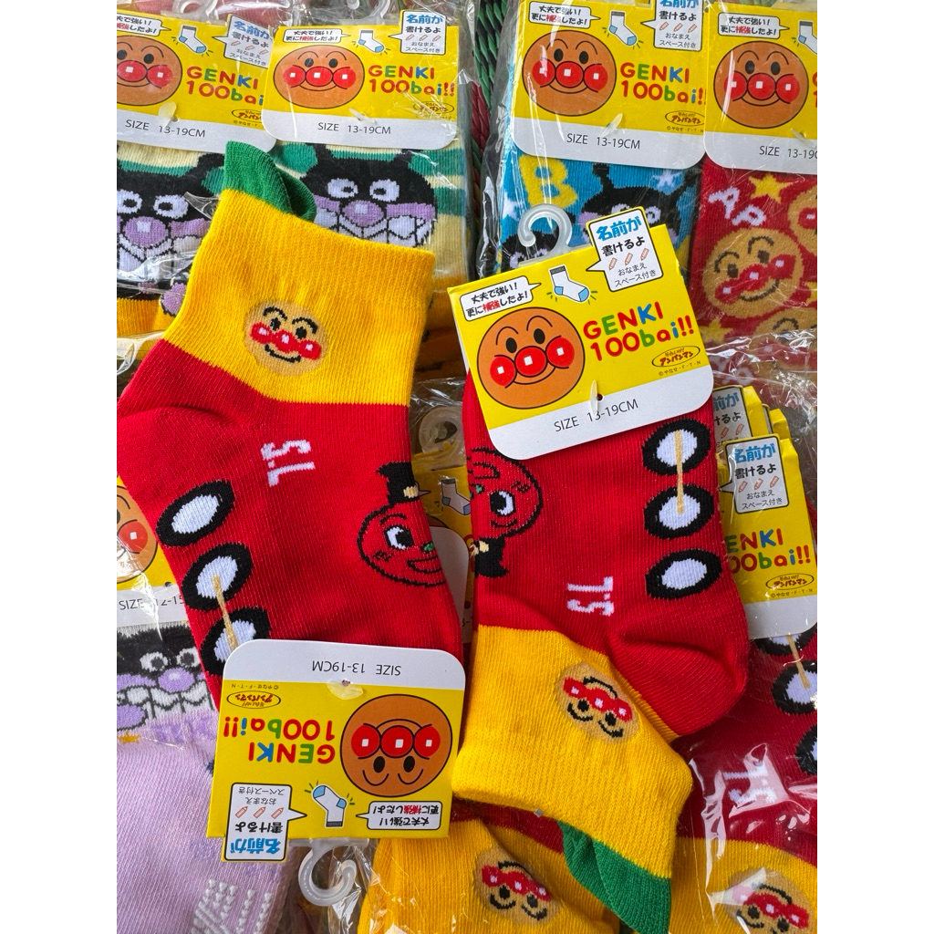 ถุงเท้าอันปังแมน✅ลายใหม่ ก.ย69✅‼️ถูกที่สุด‼️ 14-18cm**มีหลายขนาดดูสินค้าในร้าน**