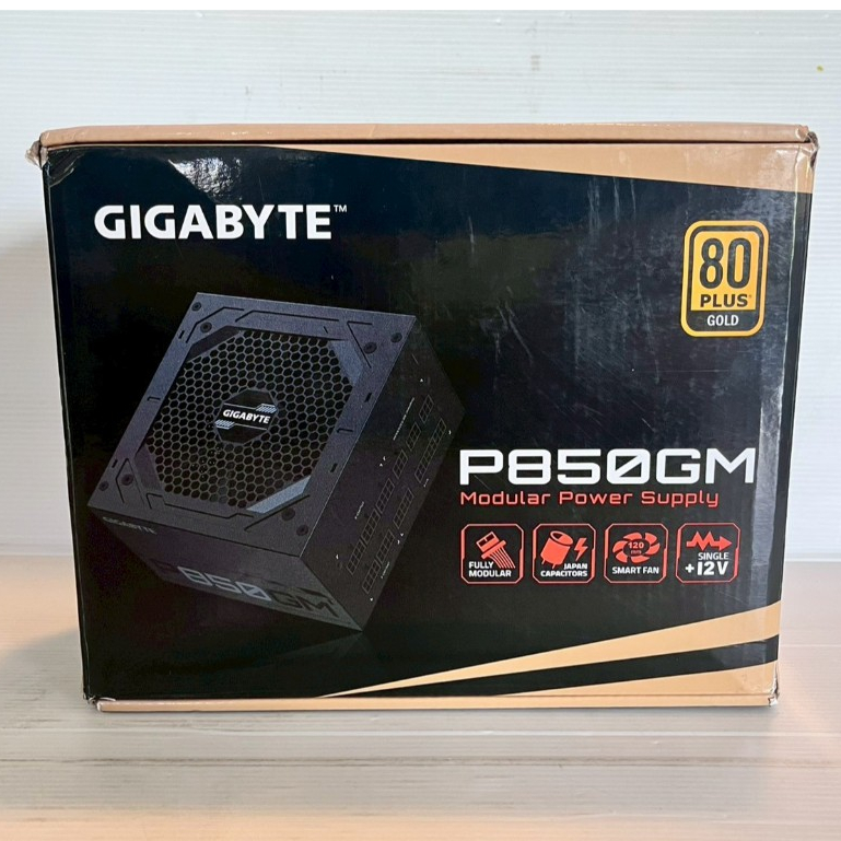 PSU (อุปกรณ์จ่ายไฟ) GIGABYTE P850GM 850W 80 PLUS GOLD (GP-P850GM_1.0) BLACK0