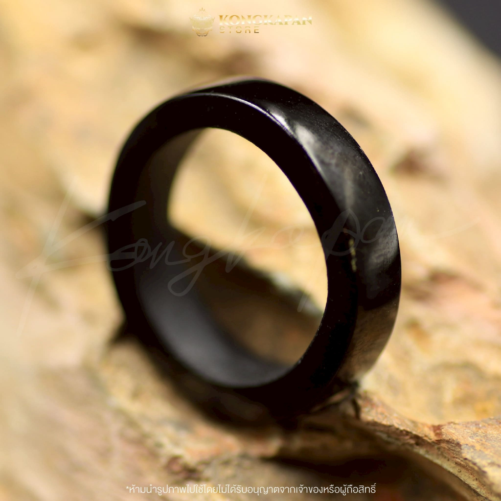 แหวนนิลจัตุร (Black Spinel) คนโบราณเชื่อว่า นิลเป็นหินป้องกันภัย ช่วยปัดเป่าสิ่งไม่ดี ราคา ถูกที่สุด ดีลบีเคเค แกลเลอรีภาพที่ 6