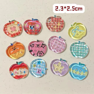 🎀พร้อมส่ง!กระดุมสำหรับตกแต่ง สีพาสเทลสดใส แพค10ชิ้น คละแบบ คละลาย สวยมาก