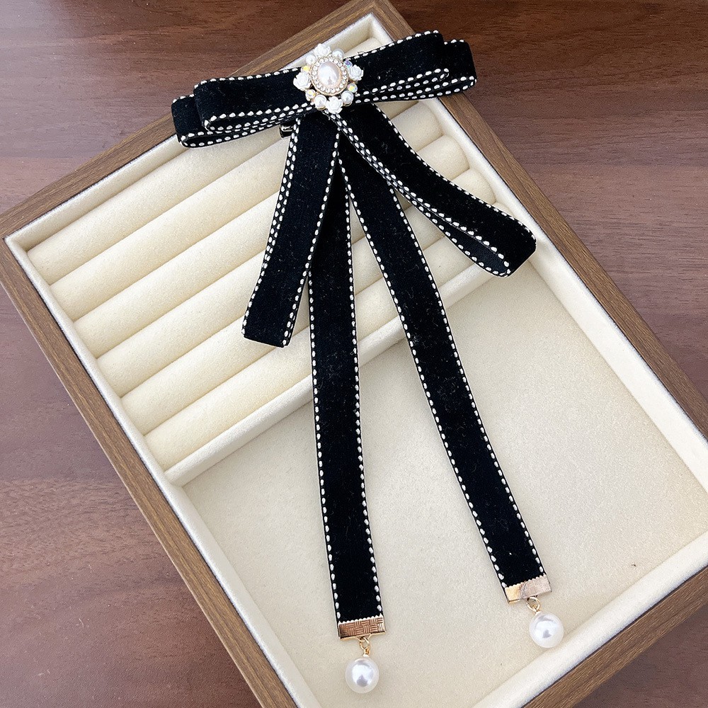 พร้อมส่ง🇹🇭 V-26 เข็มกลัดโบว์ 🧷 โบว์ติดคอเสื้อ เข็มกลัดติดเสื้อ เครื่องประดับเสื้อ อุปกรณ์เสริมตกแต่งสำหรับผู้หญิง