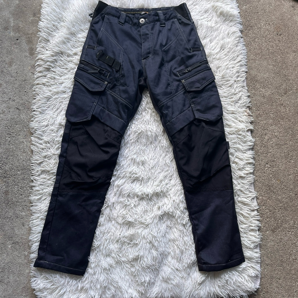 กางเกงคาร์โก้สียีนส์เข้ม cordura fabric ป้ายติดไซส์ M ของแท้ 100%