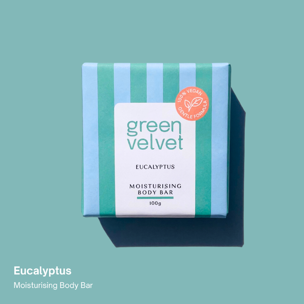 Green Velvet | Body Soap: Eucalyptus - สบู่อาบน้ำสูตรวีแกน จากส่วนผสมธรรมชาติ