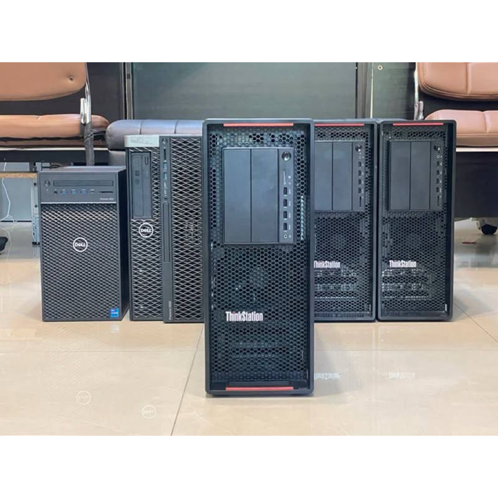 ThinkStation P720 Xeon Gold 6148 x2 CPU 40C 80T SSD512GB+HD1TB RAM64GB Quadro P4000 สำหรับงานออกแบบ 