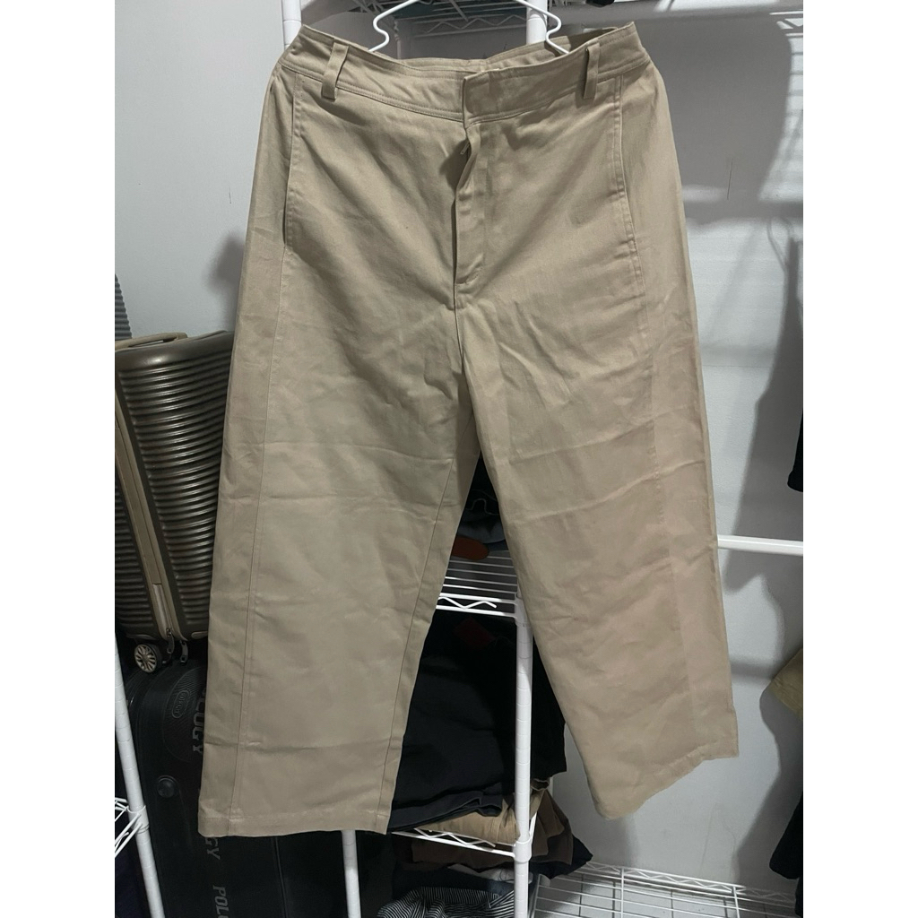 กางเกงยีนส์ทรงกระบอก สีครีมเบจ SRN-26 | Buddy Jeans