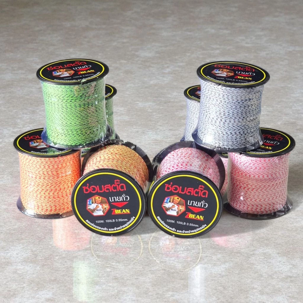 ด้ายเย็บรองเท้าสตั๊ดเย็บรองเท้าหนัง ขนาด100 M.สีด้ายจะมีโอกาสเปลี่ยนแปลงตามรอบผลิต/ออกใบกำกับภาษีได้