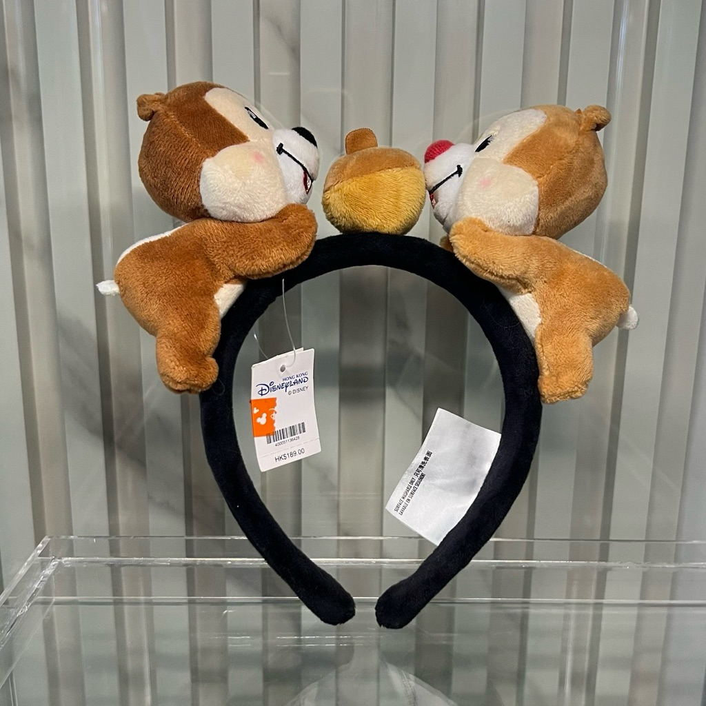 คาดผม chip and dale HK Disneyland