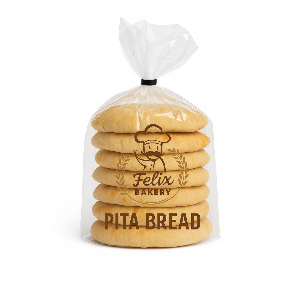 Pita Bread 5 pcs ขนมปังพิต้า 5 ชิ้น