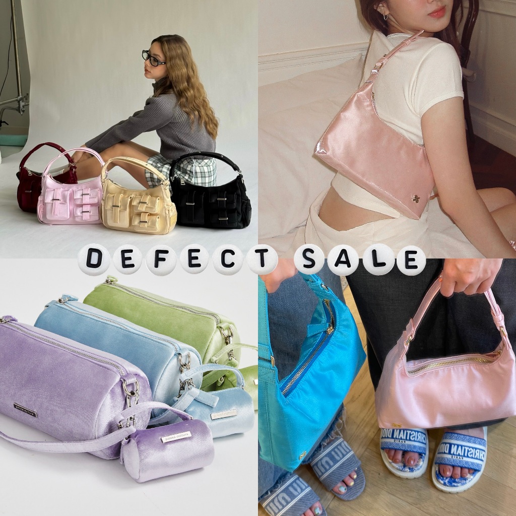 SAMPLE & DEFECT SALE สินค้าตัวอย่าง/มีตำหนิเล็กน้อย เเต่ยังน่ารัก ใช้งานได้จริงทุกใบ 🫶🏻✨ (อ่านรายละเอียดได้เลย)