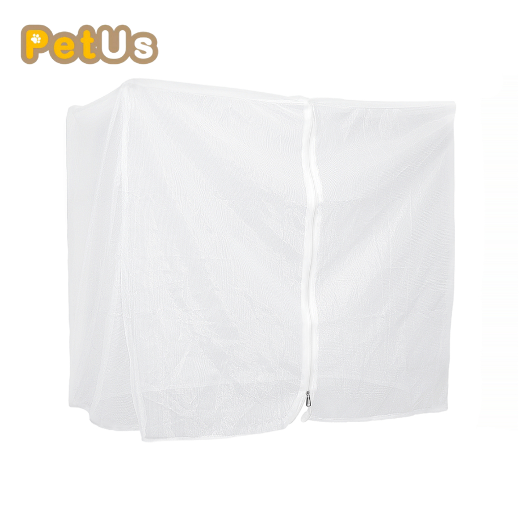 มุ้งครอบกรง มุ้งครอบกรงสัตว์เลี้ยง กันแมลง กันยุง แบบมีซิป เปิด-ปิดง่าย ตาข่ายละเอียด ถอดซักได้ มีหลายขนาด