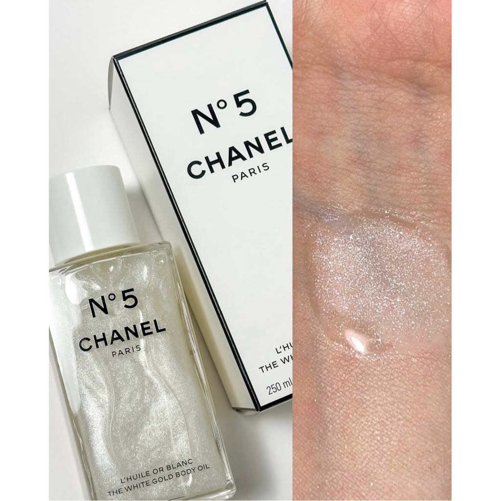 Chanel No.5 The Body oil / White Gold Body Oil 250 ml สินค้าฉลากไทย