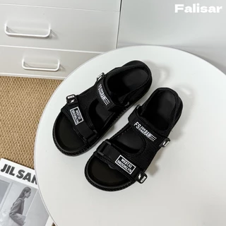 Falisar รอเท้าแตะหญิง ลายเกาหลี กันน้ำป้องกันลื่น พื้นหนา 3 ซม 3 สีฮิต ไซส์ 36-41 พร้อมส่ง รุ่น 092