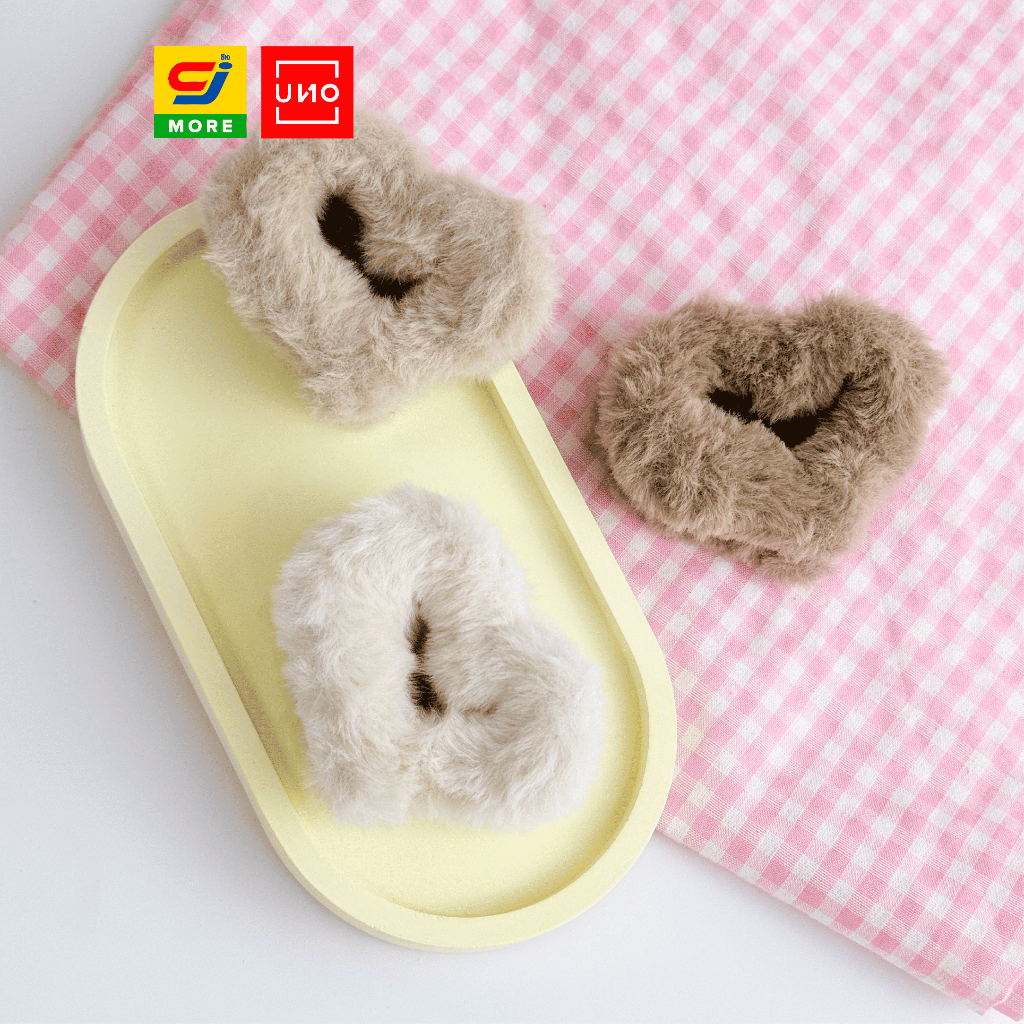 UNO กิ๊บใหญ่ขนปุยรูปหัวใจ รุ่น 29