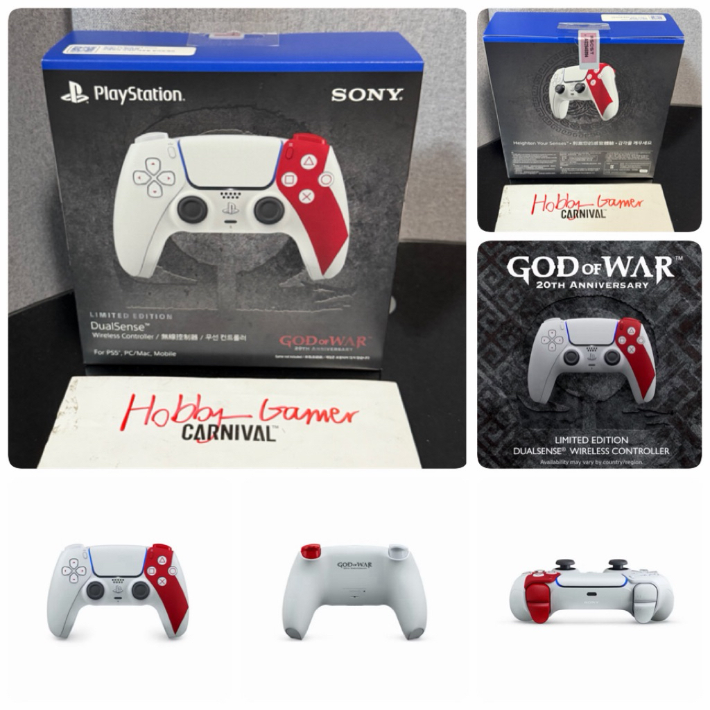 (มือ1 พร้อมส่งด่วน ถูกที่สุด!! ของแท้💯) จอย PS5 Playstation Dualsense God of War 20th Anniversary ปร