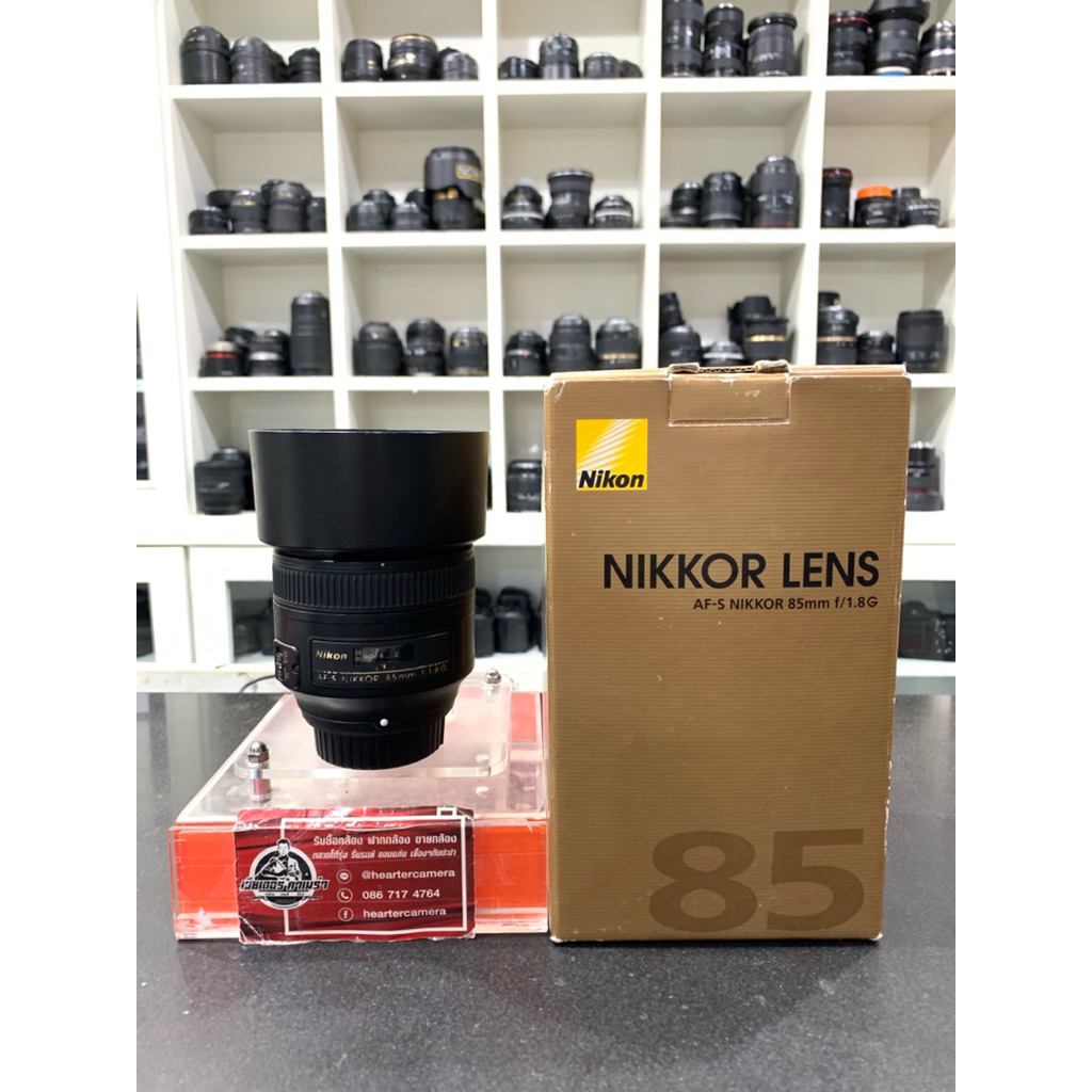 NIKON 85mm F1.8 G อดีต ปกศ ครบกล่อง