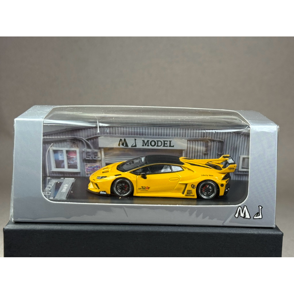 🔹Huracan GT Yellow Scale 1:64 ยี่ห้อ MJ Model