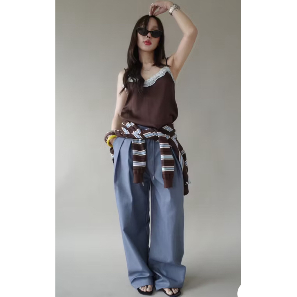 LOONNYSTORE ✨กางเกงขายาว Mเอว28“รุ่น Josh Pants💙มือ1 แพ็คถุงจากช็อป(ใช้โค้ดป้ายเหลือง + ส่งฟรีได้ค่ะ