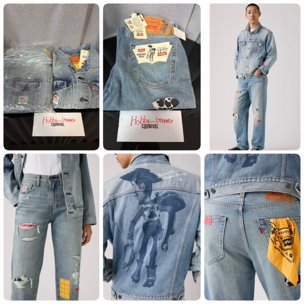 (มือ1 พร้อมส่งด่วน ถูกที่สุด!! ของแท้💯) LEVI’S X TOY STORY TYPE III JACKET/ LOOSE JEANS (เสื้อยีนส์ 