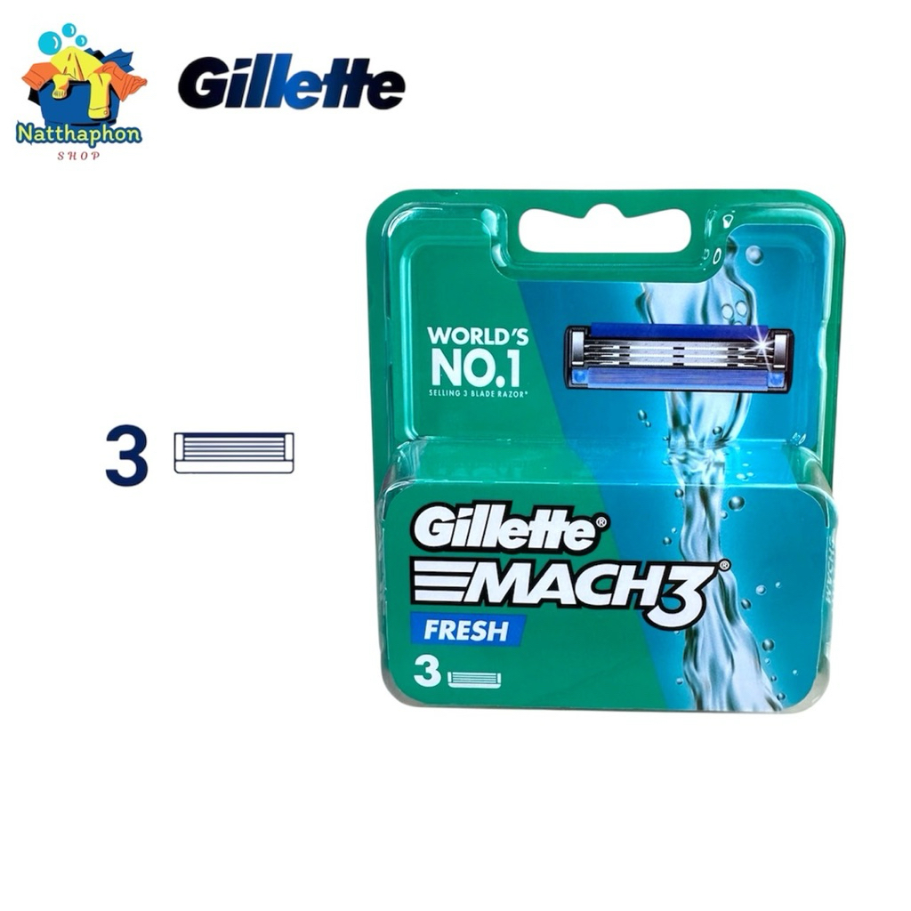 💥 ใบมีดโกน Gillette Mach3 💥