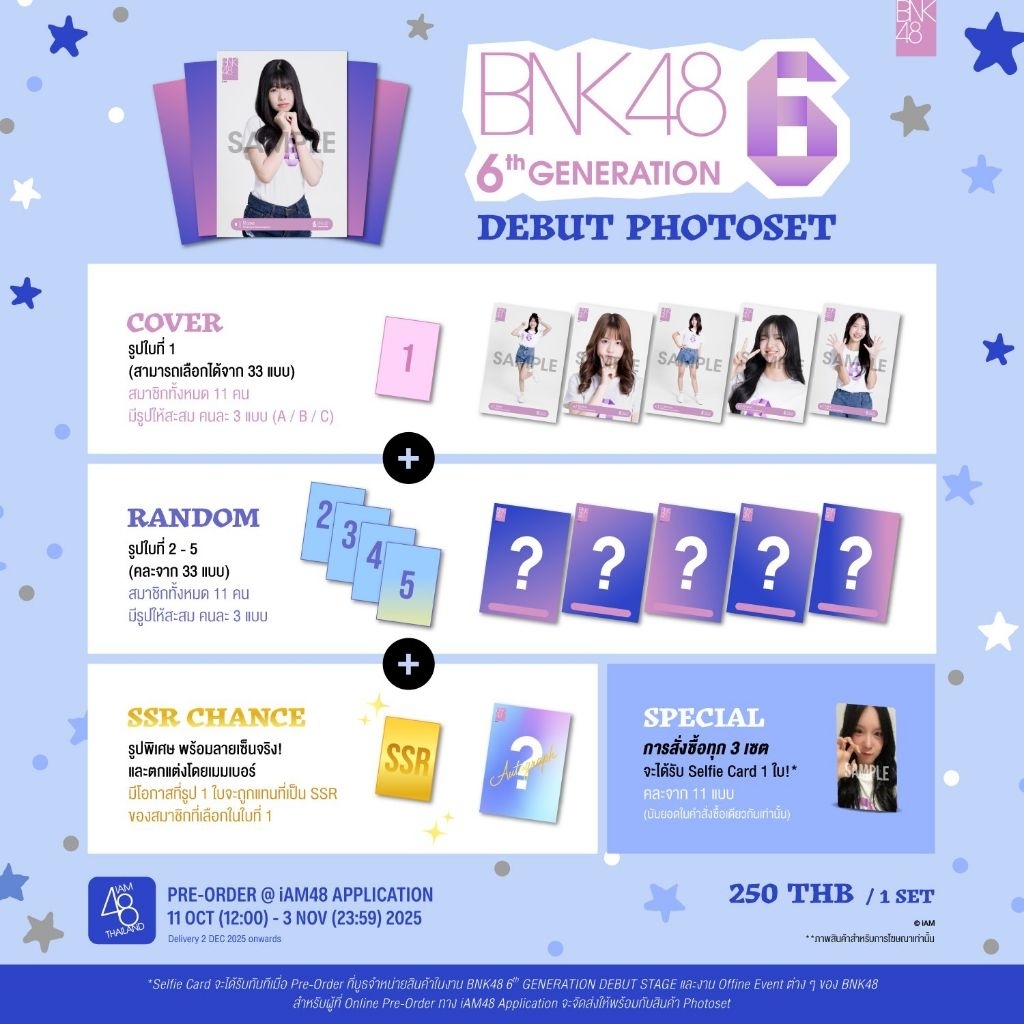BNK48 Photoset Debut รุ่น6