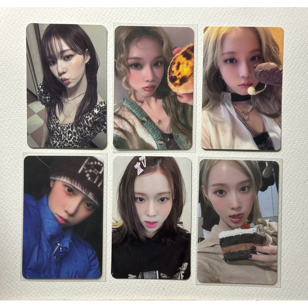 (พร้อมส่งในไทย)การ์ดaespaของเเท้-จากofficial